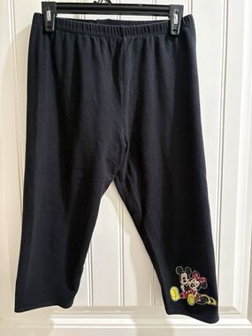 Vintage Made in the USA Disney Mickey/Minnie Girls Plus XXL Cropped Leggings
